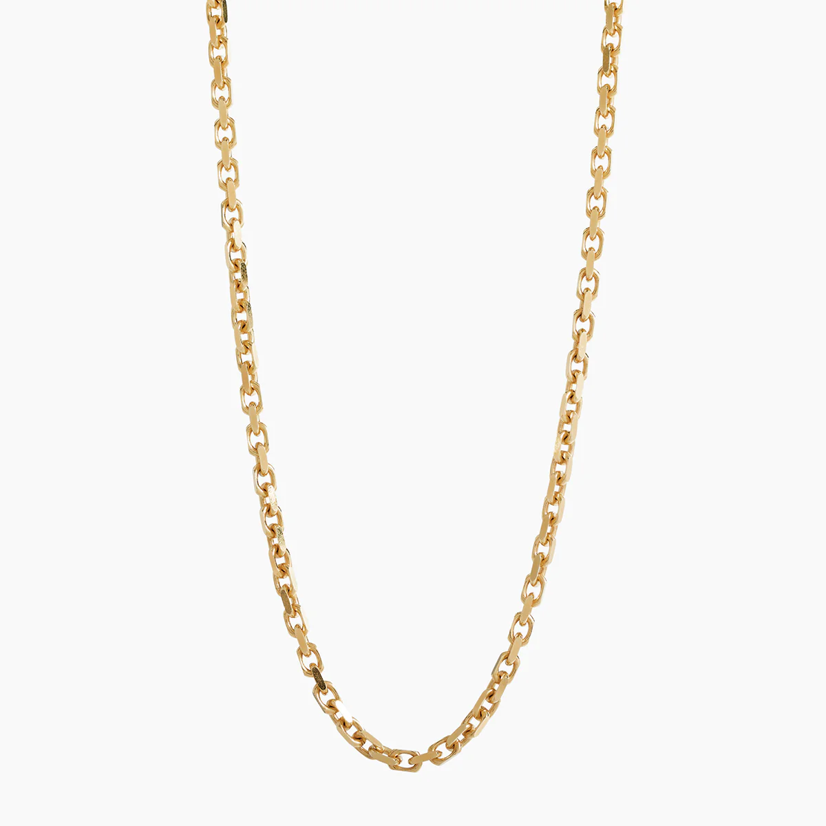 2mm Hermes (Heavy Link) Chain, 14k Yellow Gold