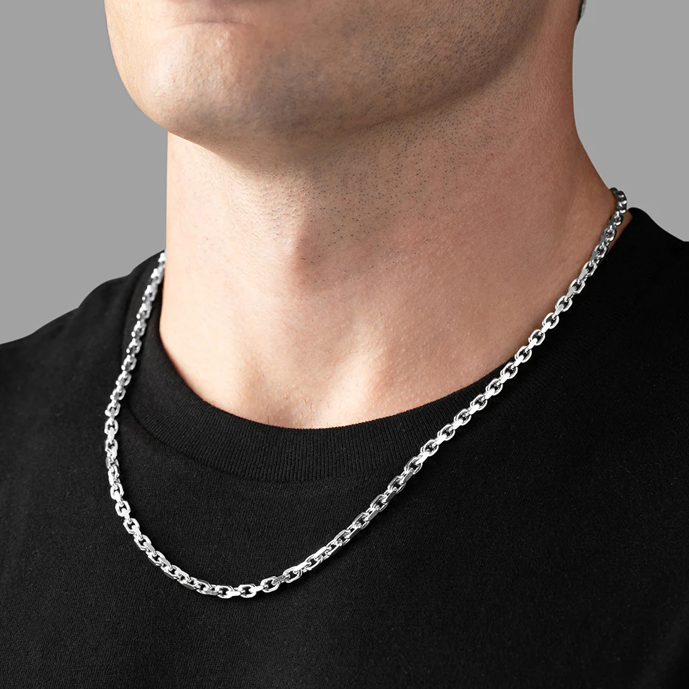 3.5mm Silver Forza (Heavy Link) Chain - Image 7