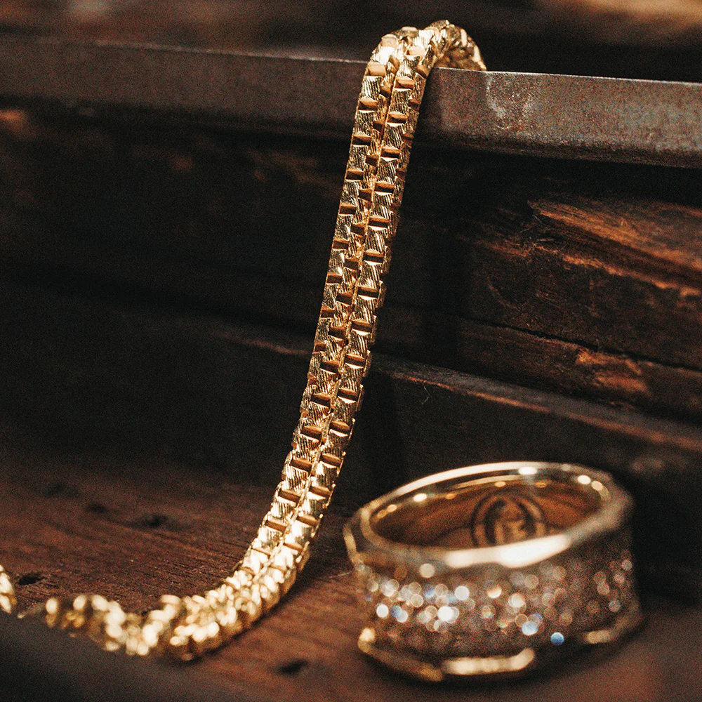 3mm Round Box Chain (Diamond Cut), 14k Yellow Gold - Image 3