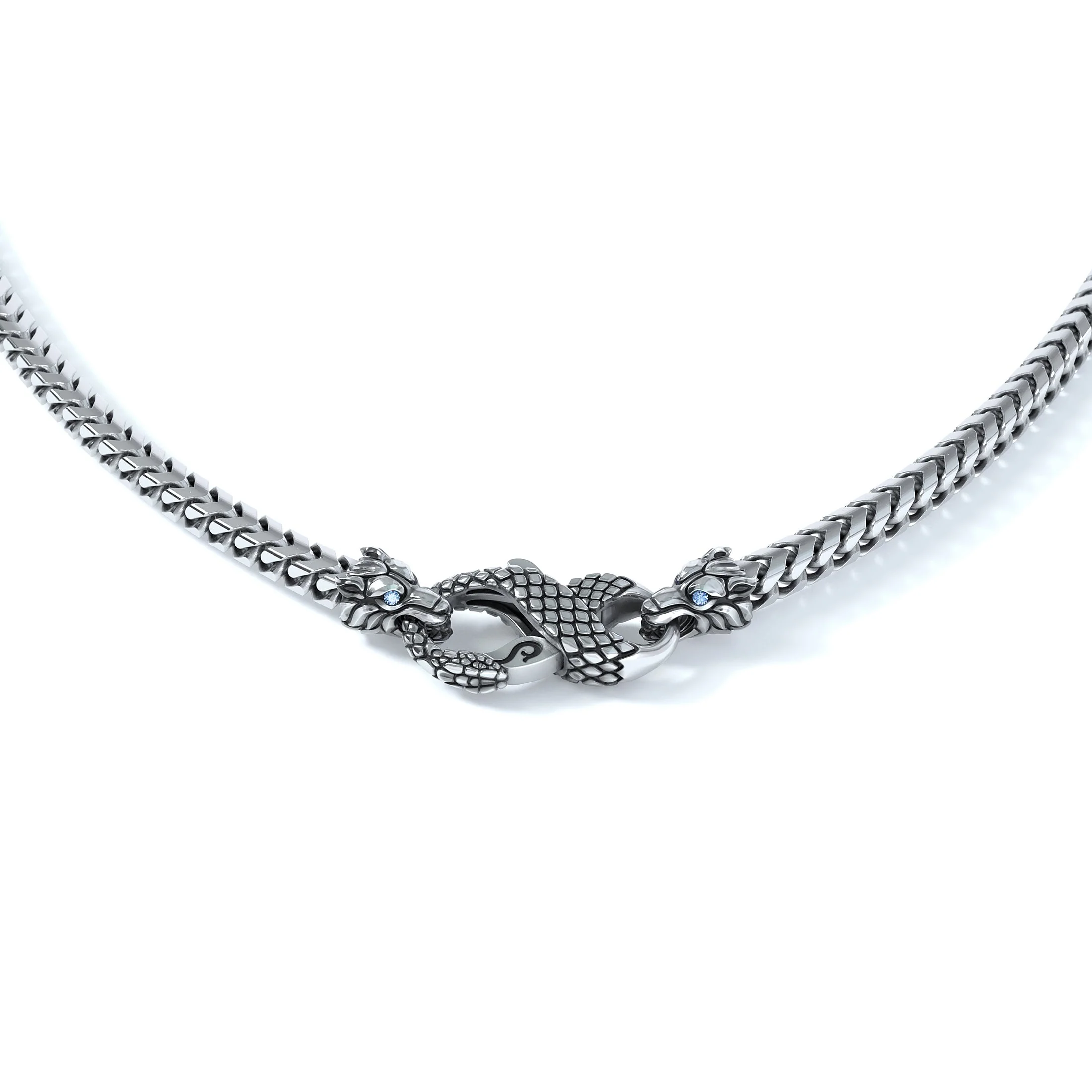 3mm Wolf Signature Clasp, Silver - Image 2