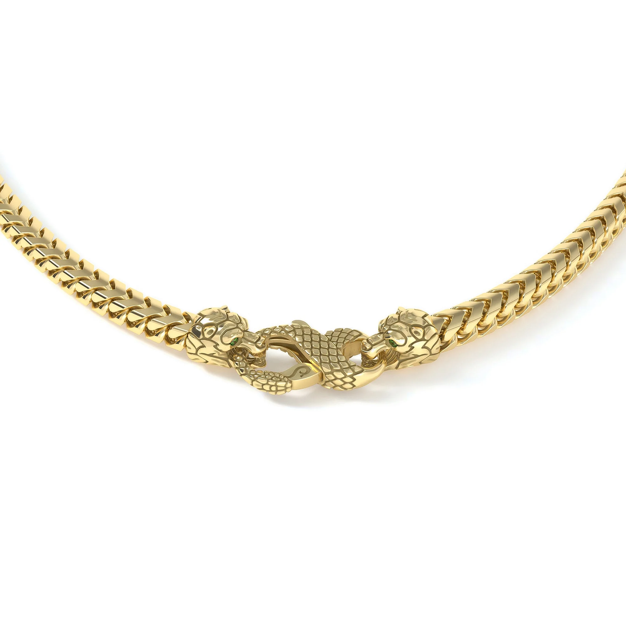 4mm Bear Signature Clasp, 18k Yellow Gold - Image 2