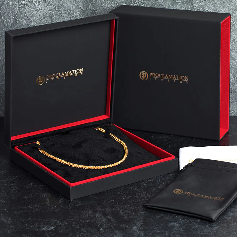 3mm Diamond Cut Franco Chain, 22k Gold - Image 4