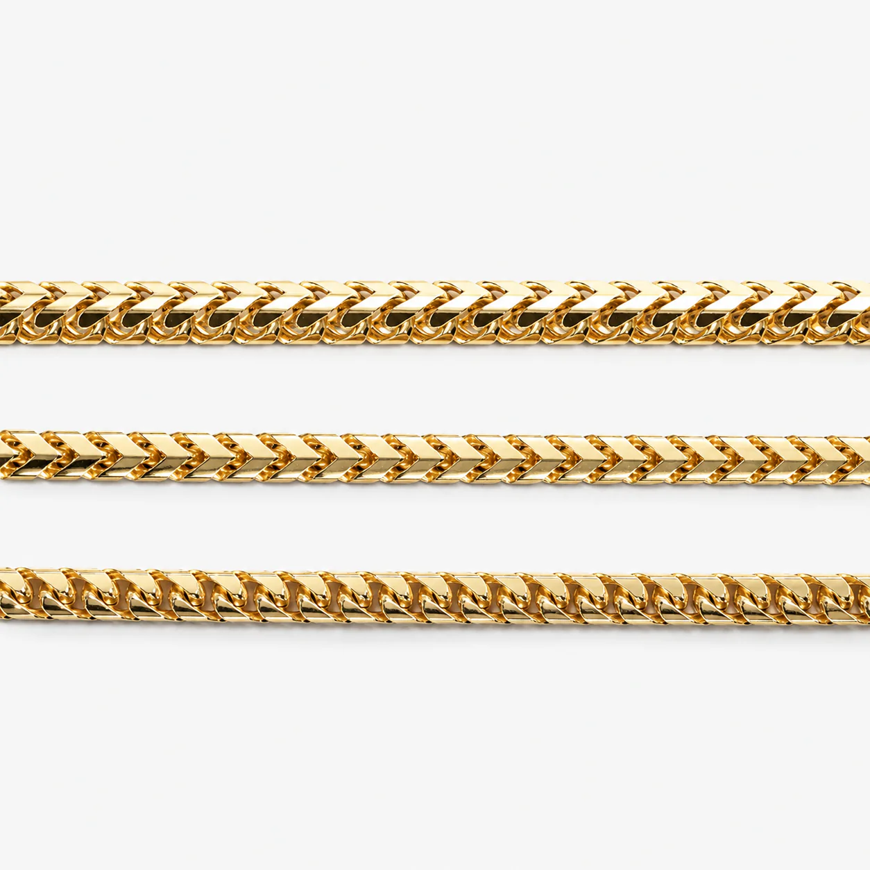 4mm Franco Chain, 18k Yellow Gold - Image 6