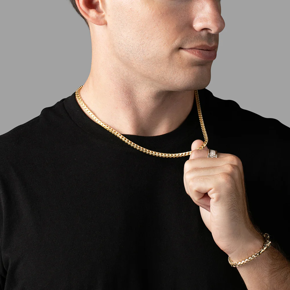 4mm Gold Franco Chain - Image 4
