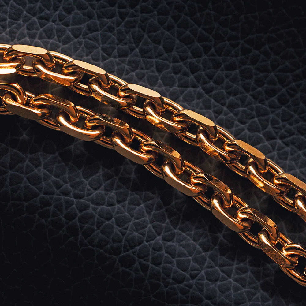 4mm Hermes (Heavy Link) Chain, 22k Gold - Image 5