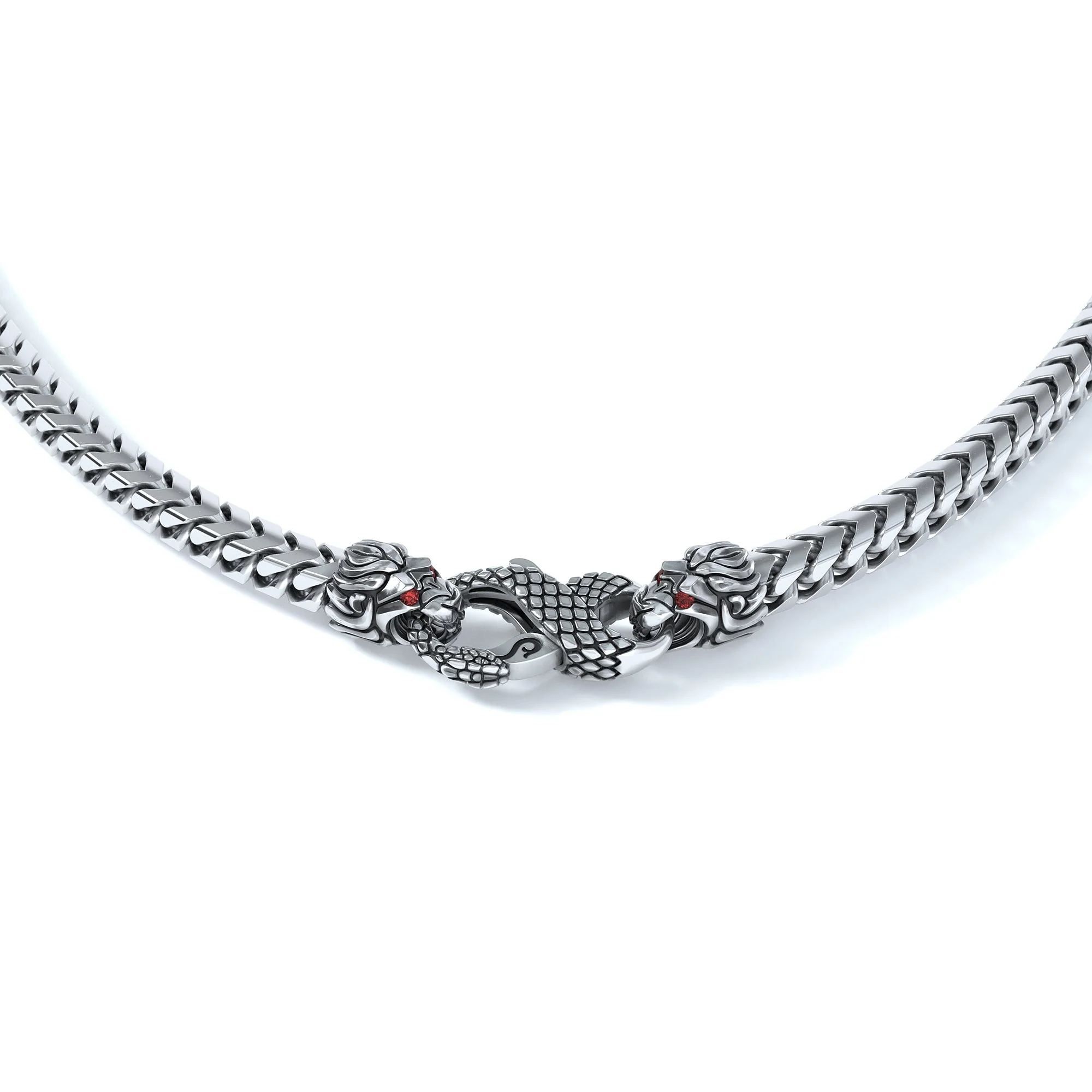 4mm Lion Signature Clasp, Silver - Image 2