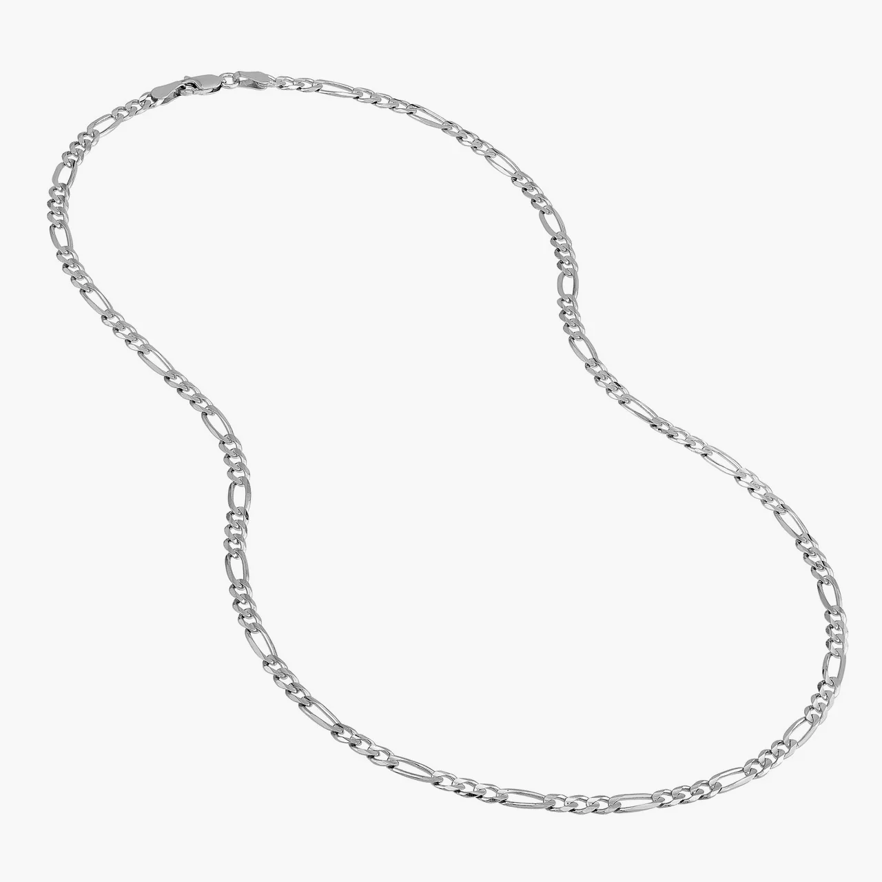 4mm Silver Figaro Chain - Image 3