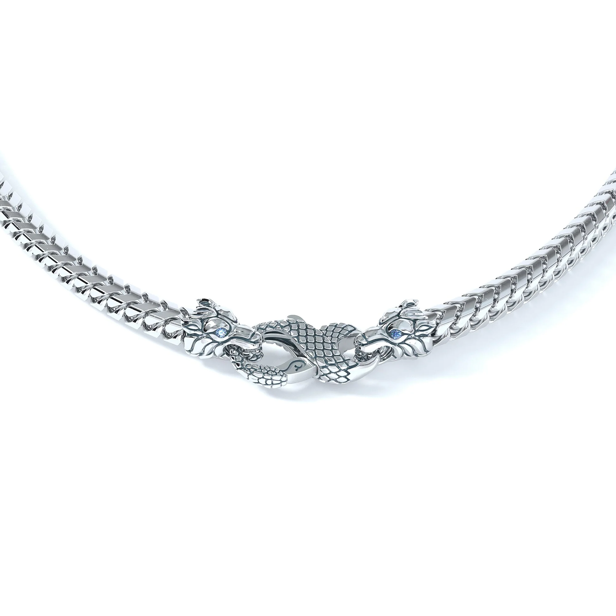 4mm Wolf Signature Clasp, Platinum - Image 2