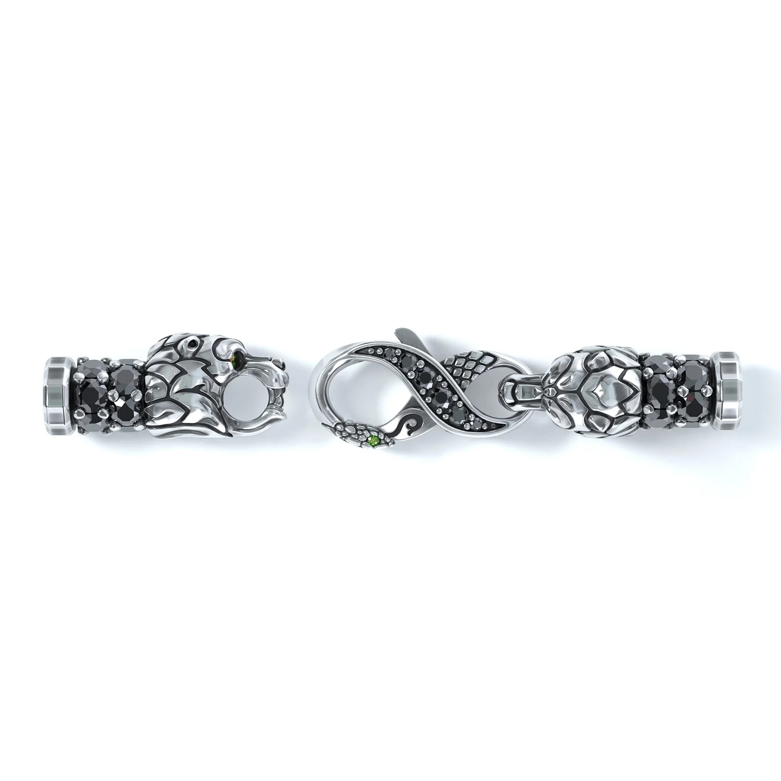 5mm Bear King's Clasp, Silver