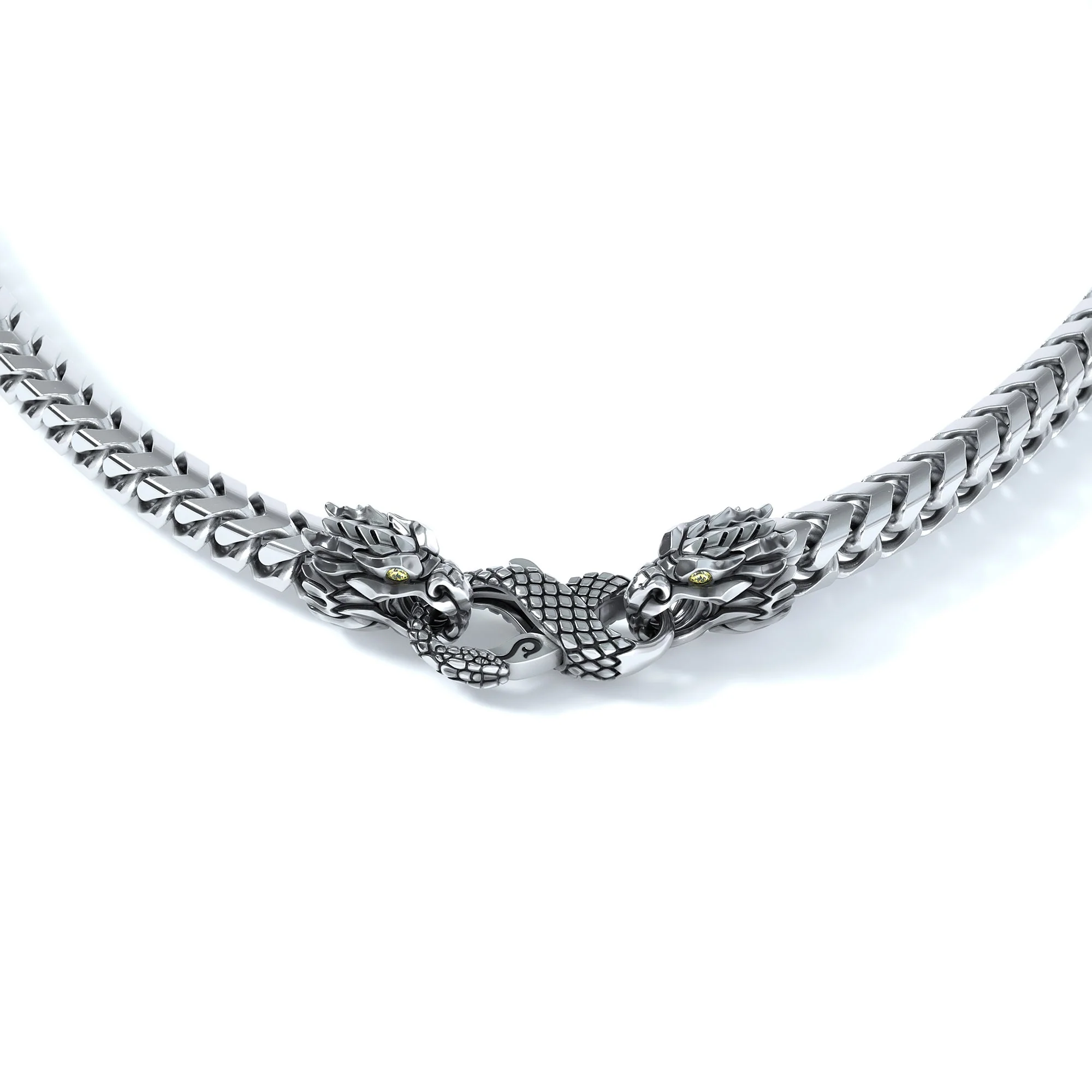 5mm Dragon Signature Clasp, Silver - Image 2