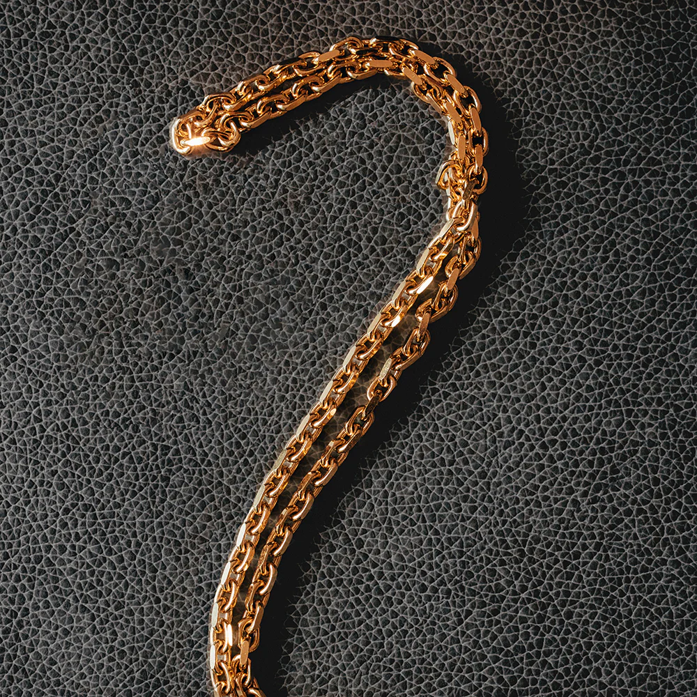 5mm Hermes (Heavy Link) Chain, 18k Yellow Gold - Image 3