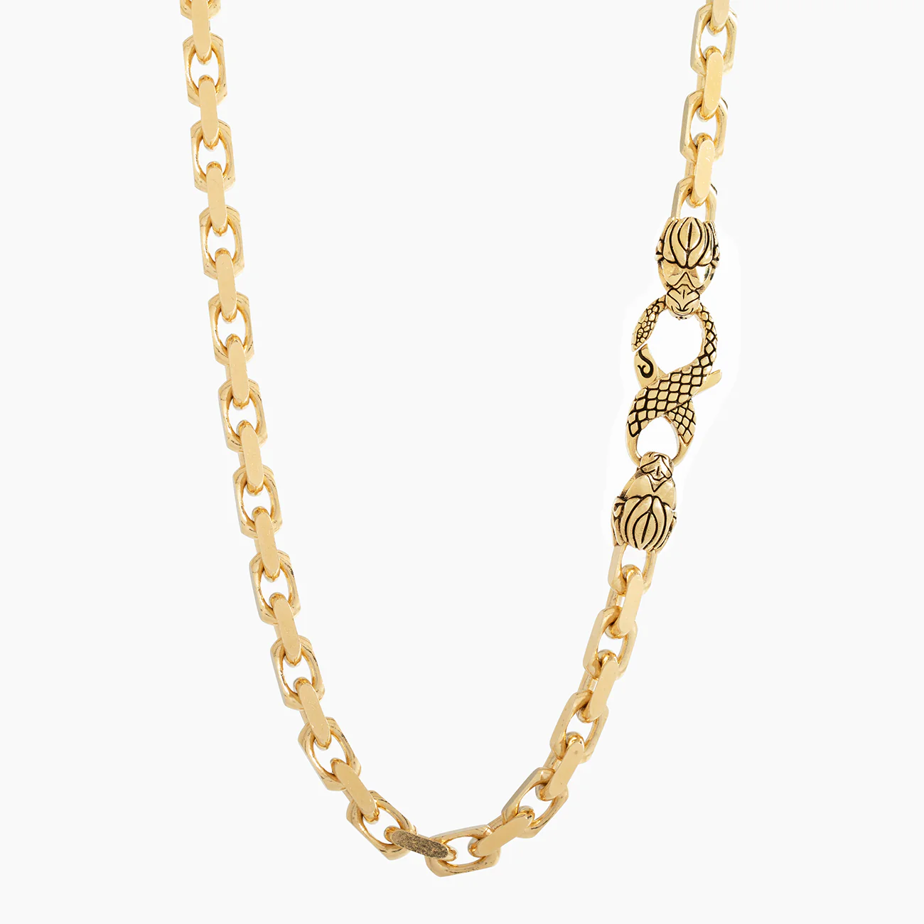 3mm Hermes (Heavy Link) Chain, 14k Yellow Gold - Image 3