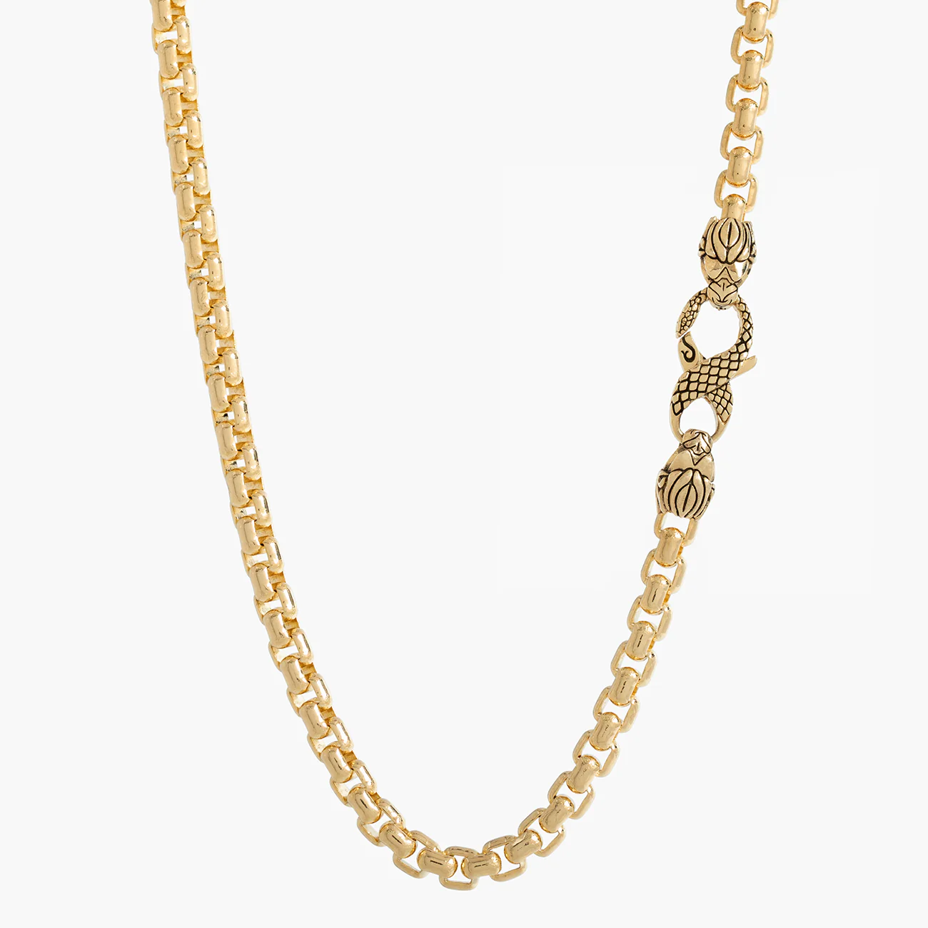 3mm Round Box Chain, 14k Yellow Gold - Image 3