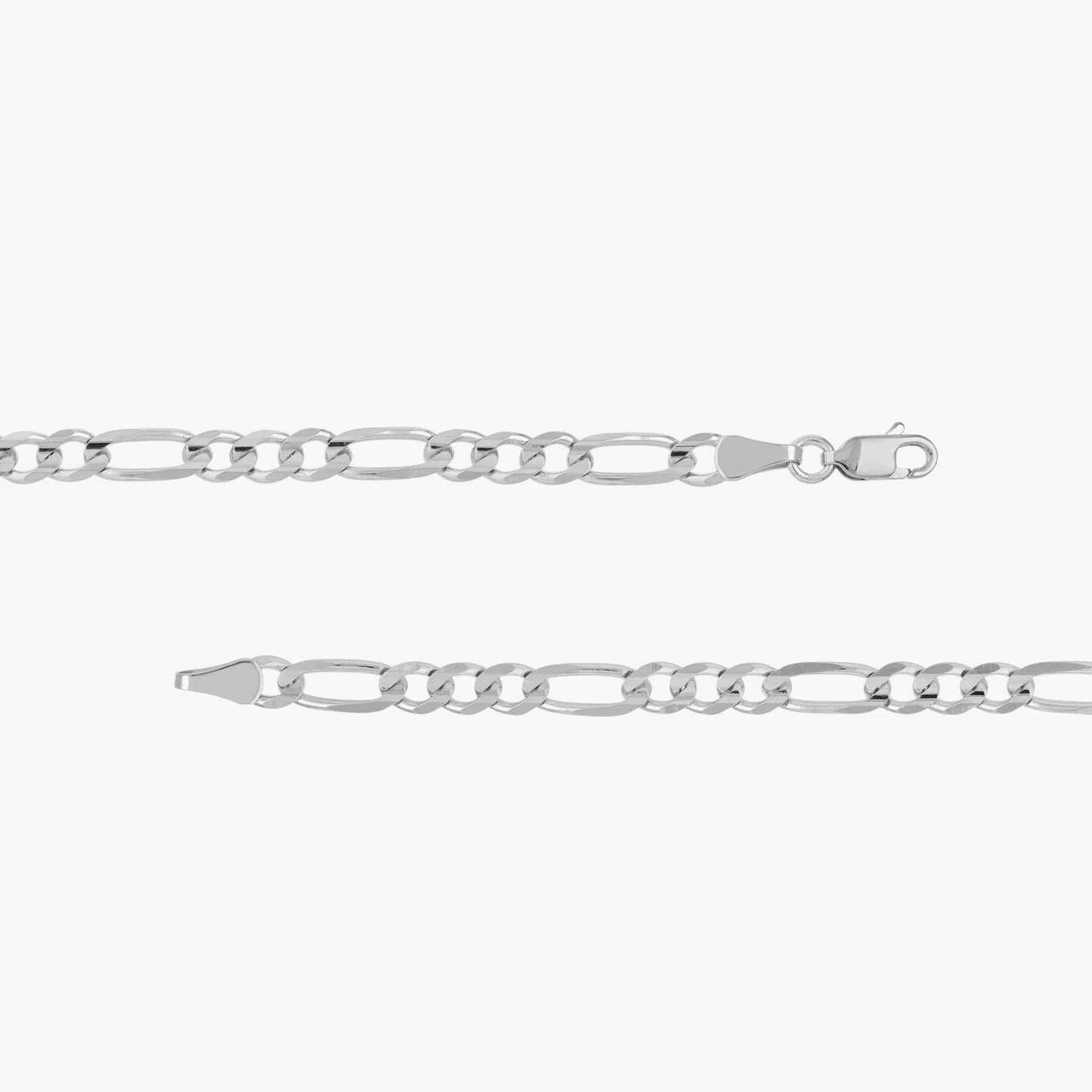 5mm Silver Figaro Chain - Image 3