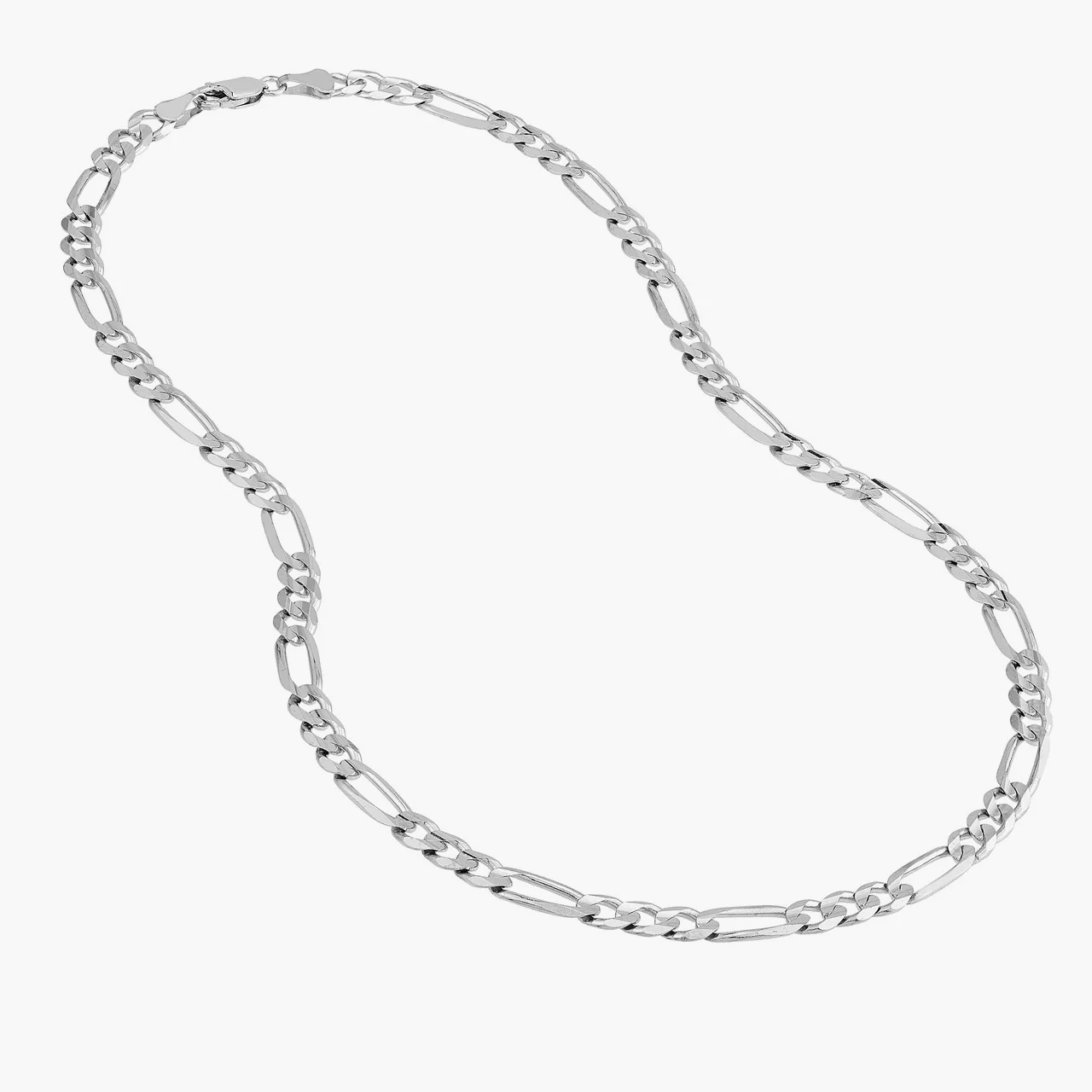 6mm Silver Figaro Chain - Image 4