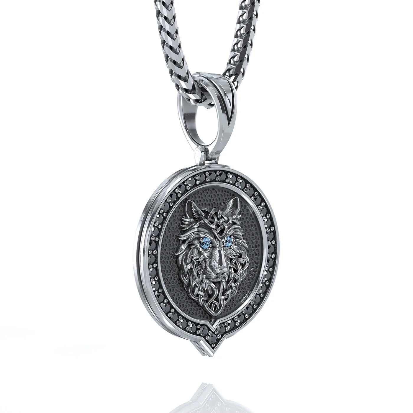 APEX, Silver Wolf Pendant - Image 4
