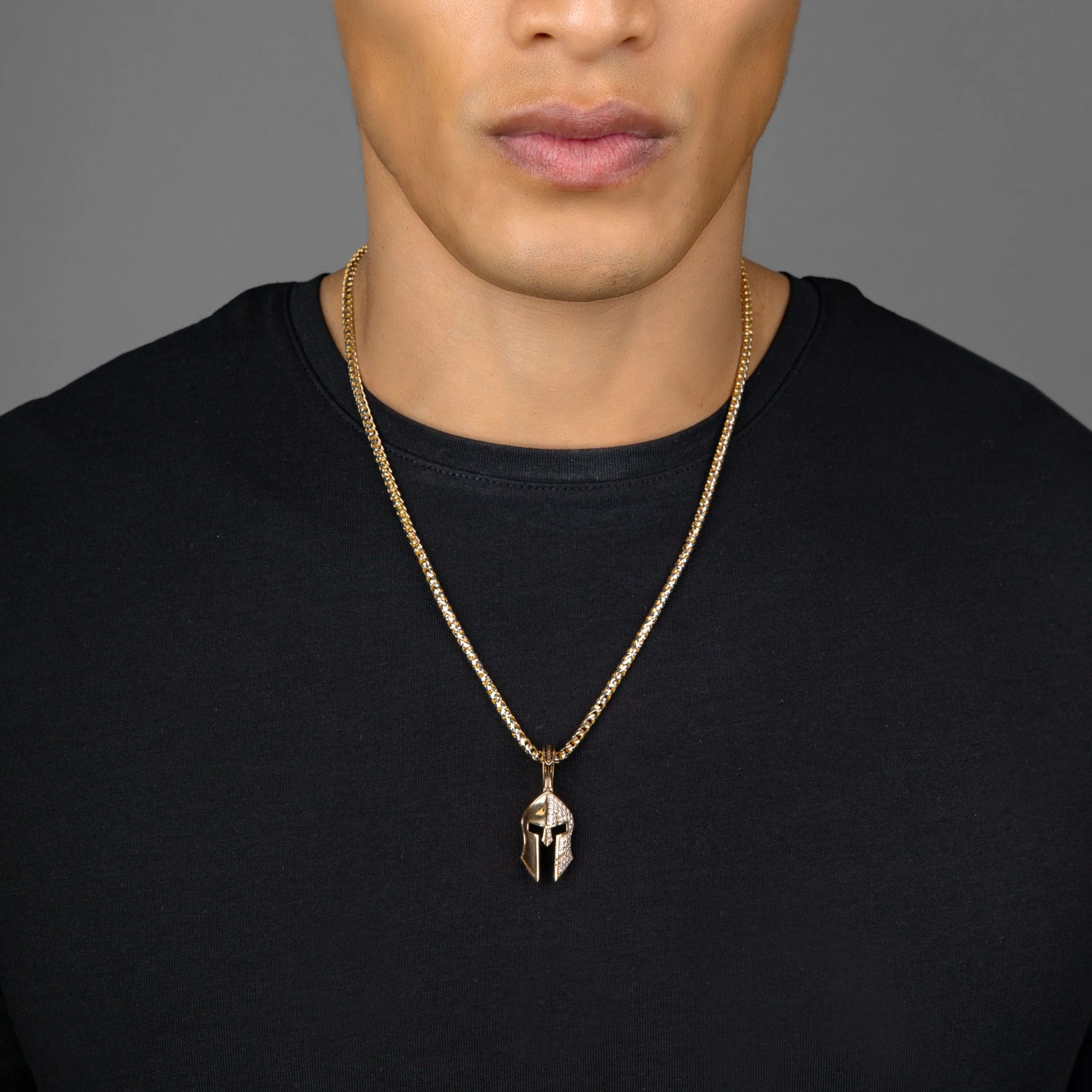 Spartan, Gold Pendant with Diamonds - Image 6
