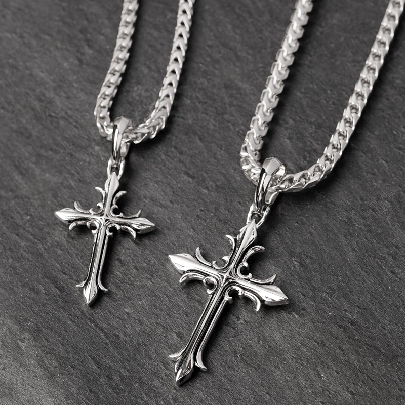 Faith, Silver Cross Pendant - Image 5