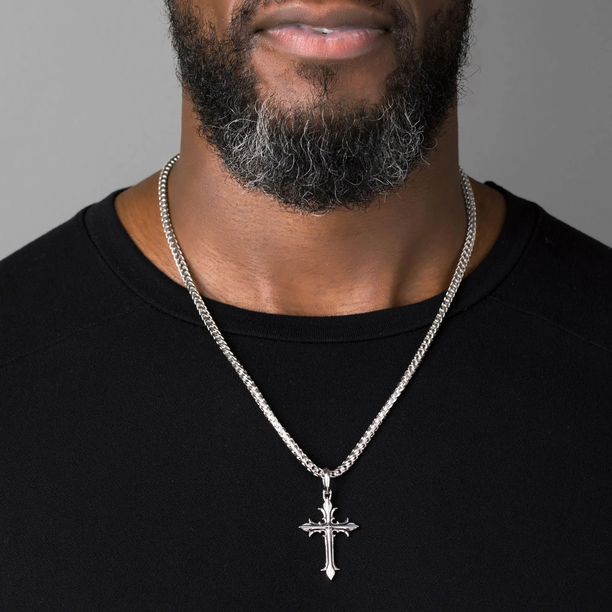 Faith, Silver Cross Pendant - Image 6