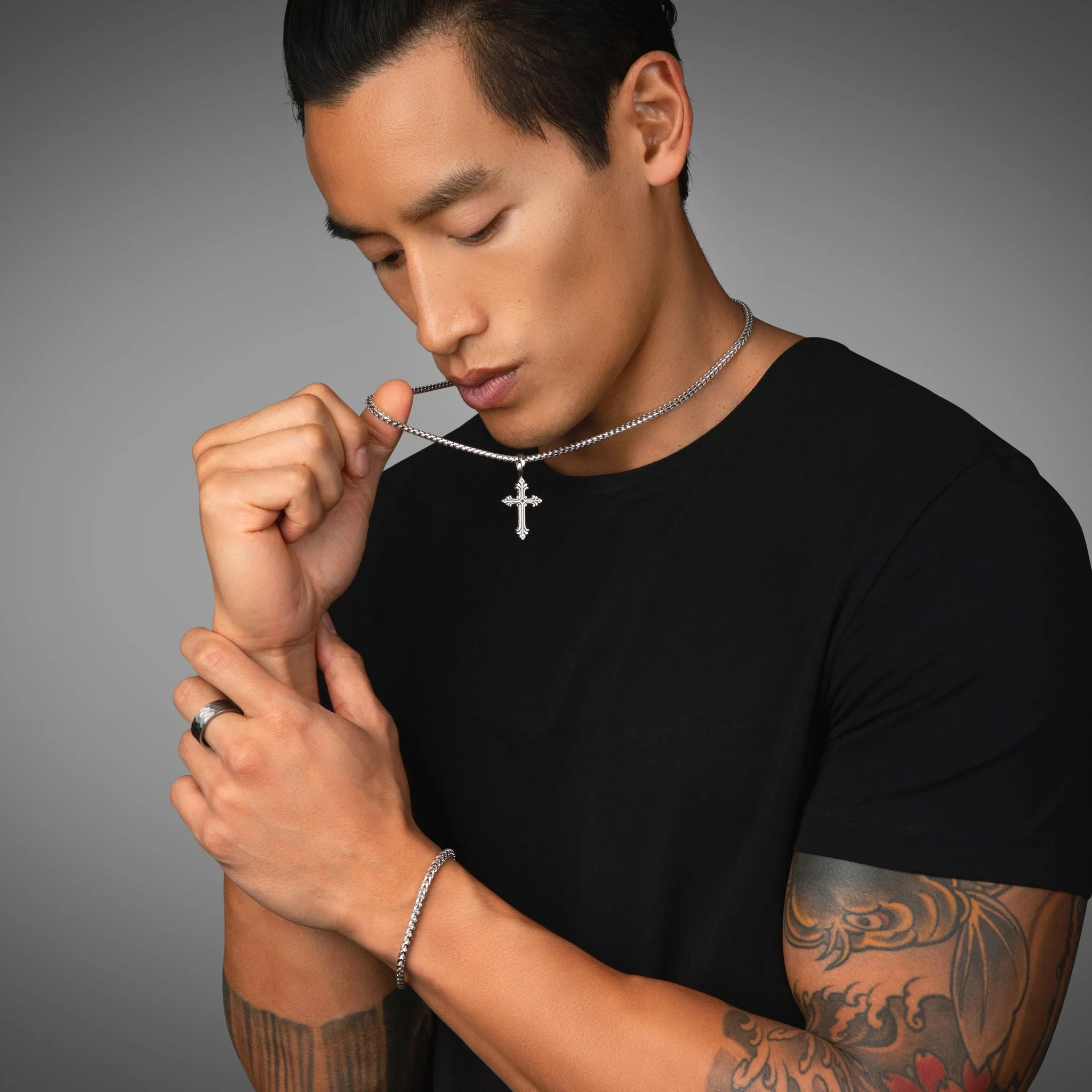 Glory, Silver Cross Pendant - Image 3