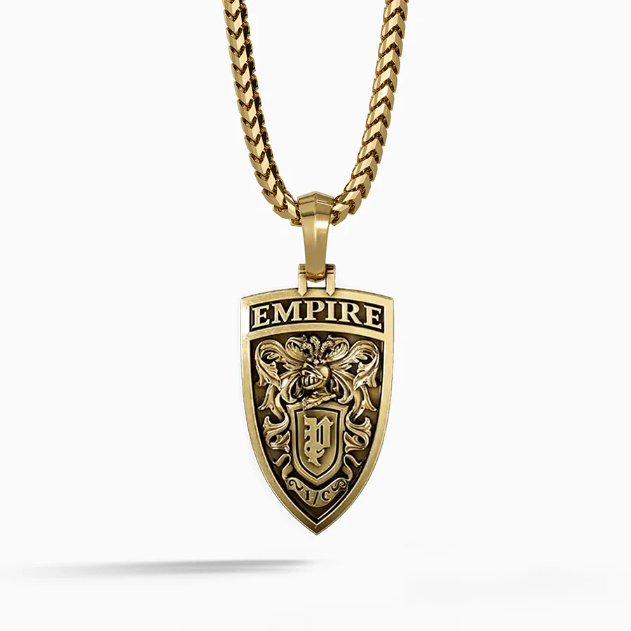 Empire, Gold Lion Head Pendant with Diamonds - Image 3
