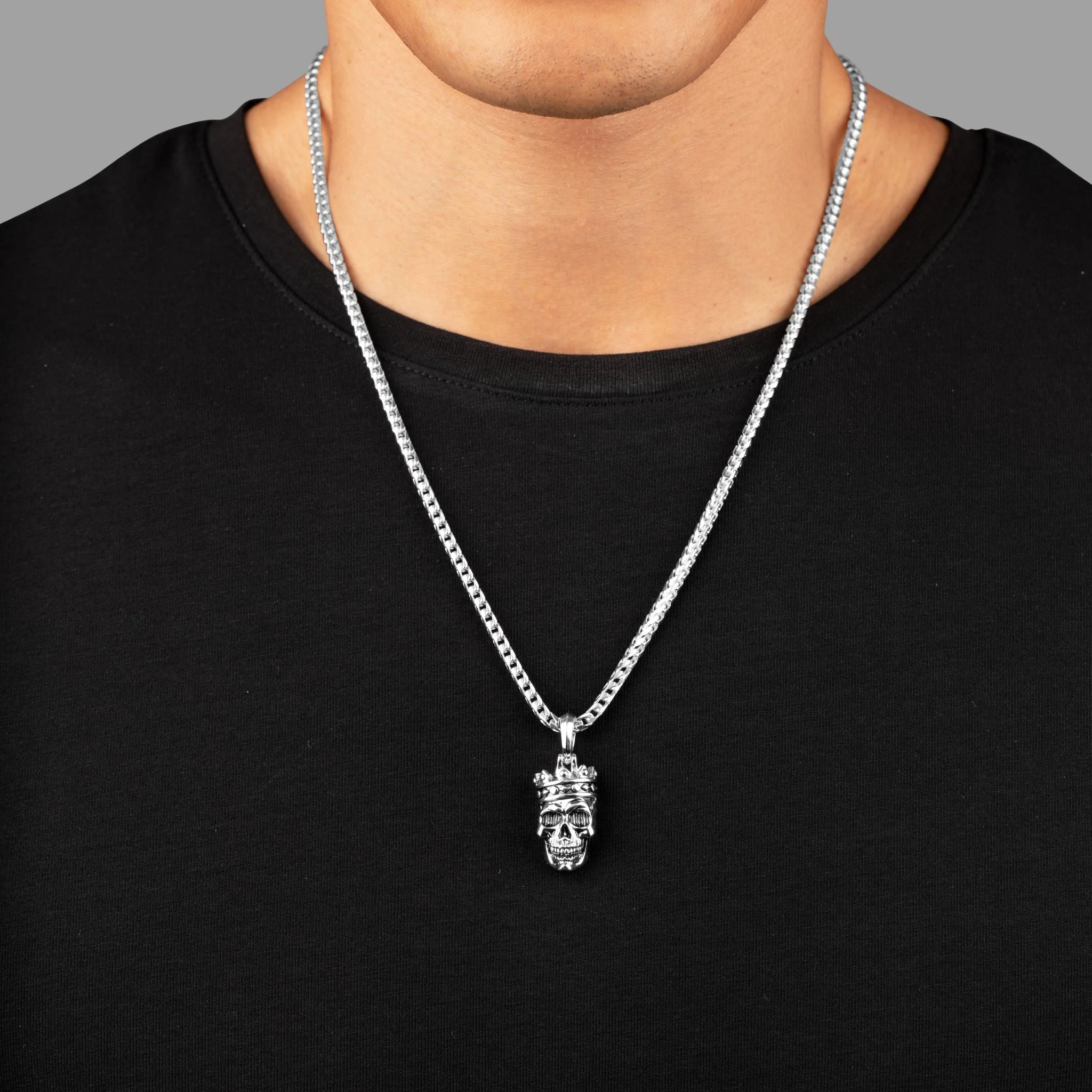 Imperium, Silver Skull Pendant - Image 4