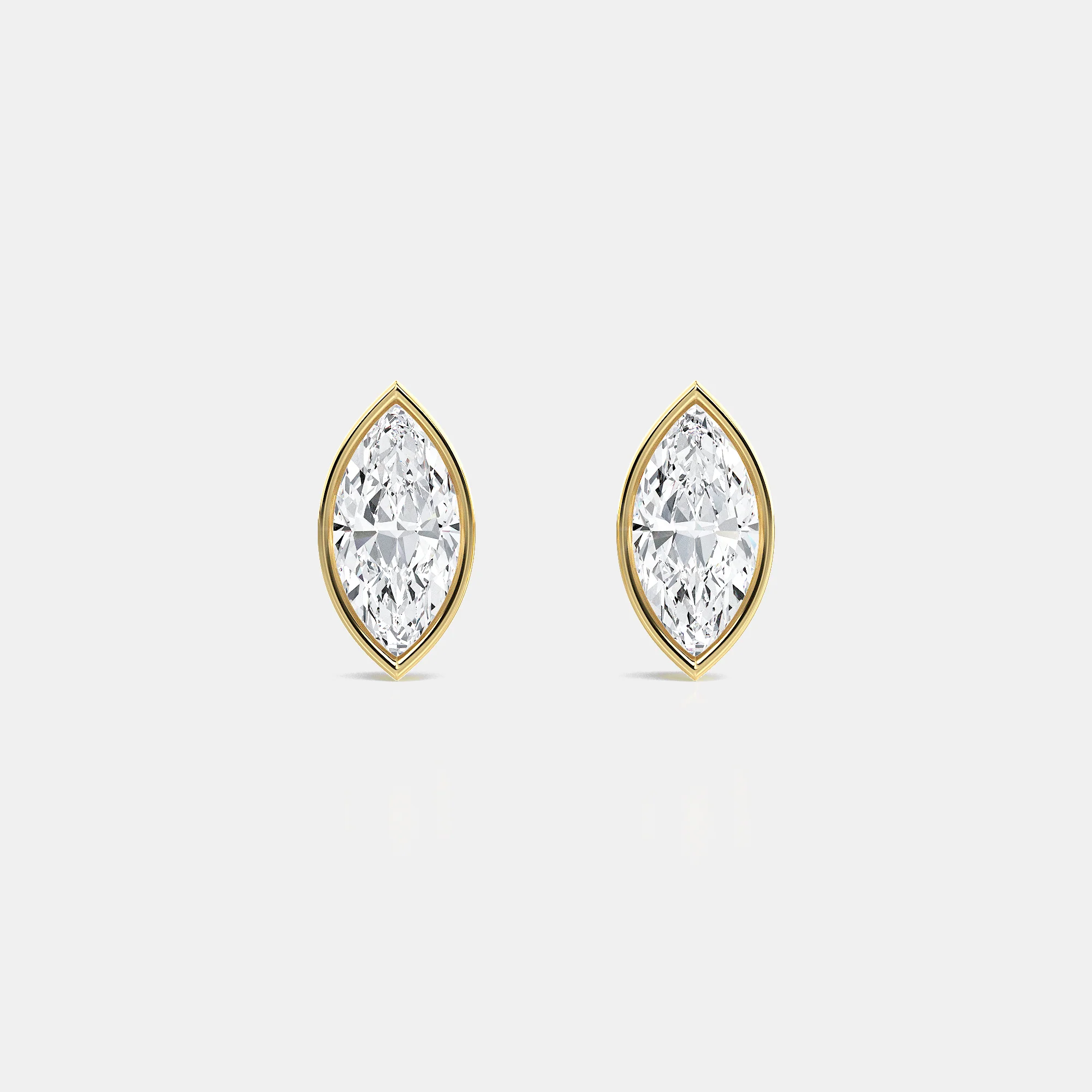MARQUISE BEZEL STUDS - Image 4