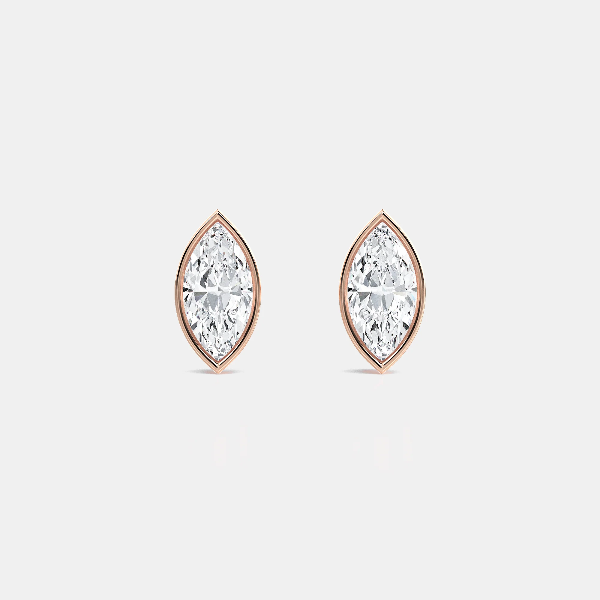 MARQUISE BEZEL STUDS - Image 5