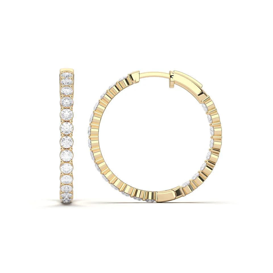 ROUND IN-OUT HOOPS - Image 5