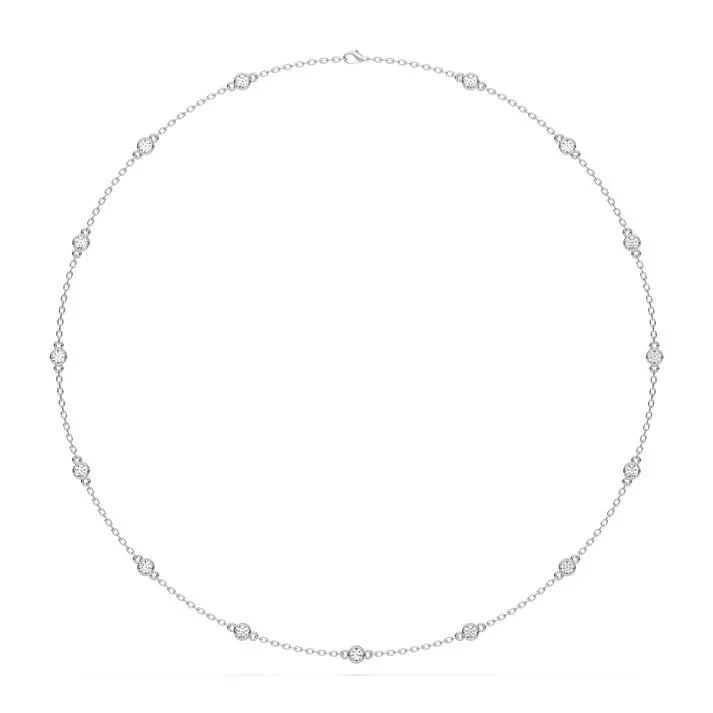 ROUND DIAMOND BY THE YARD NECKLACE