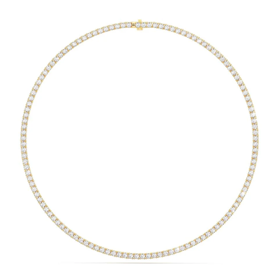 ROUND TENNIS NECKLACE - Image 2