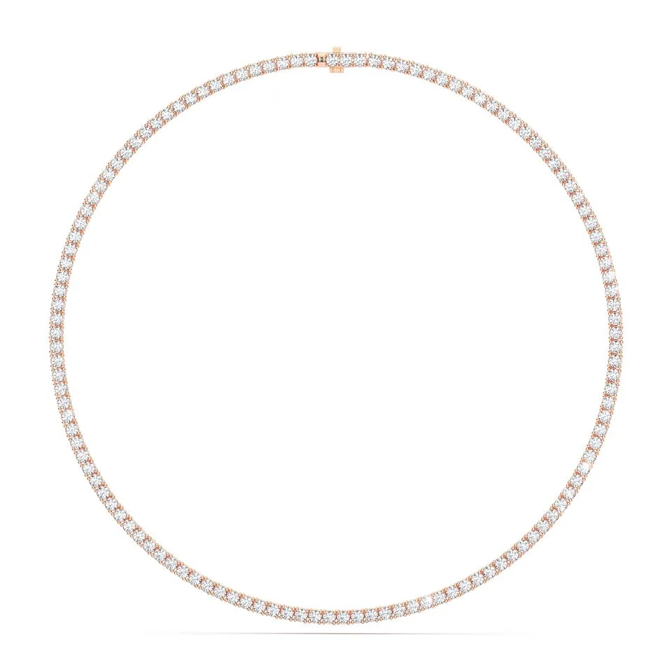 ROUND TENNIS NECKLACE - Image 3