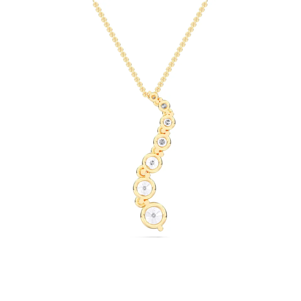 FLEXIBLE JOURNEY ROUND DIAMOND PENDANT - Image 6