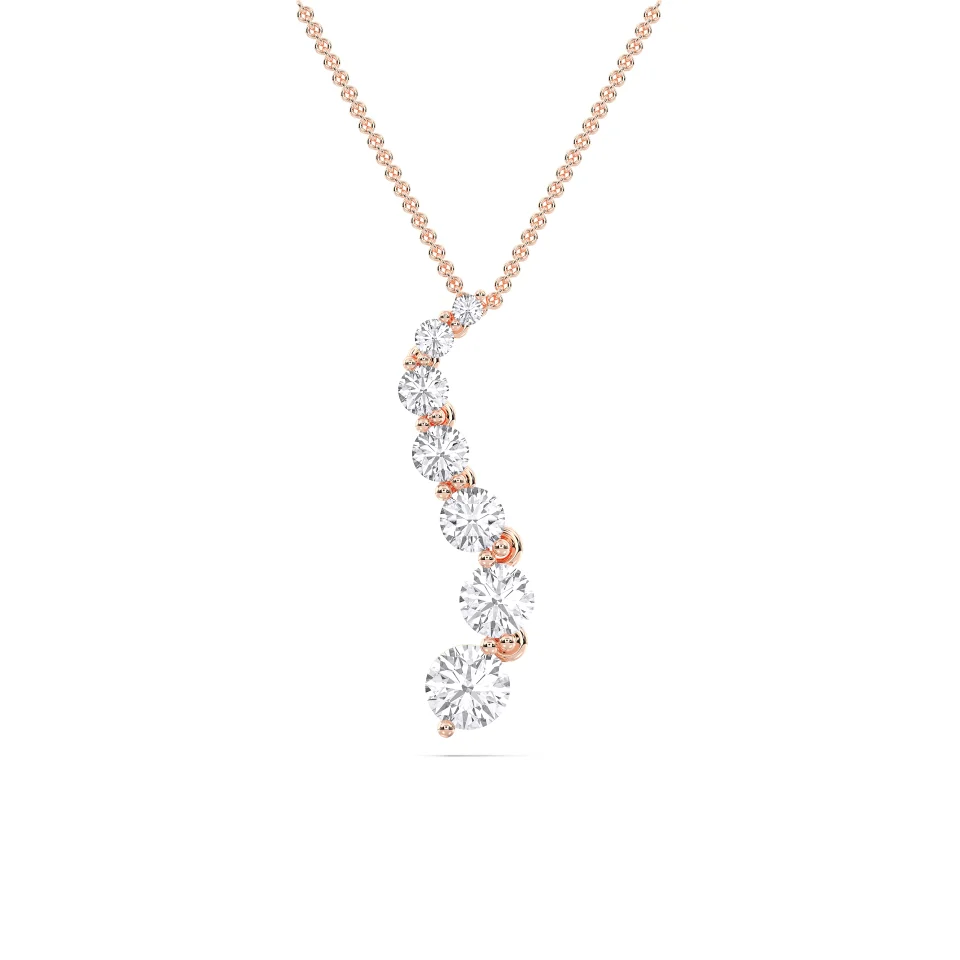 FLEXIBLE JOURNEY ROUND DIAMOND PENDANT - Image 7