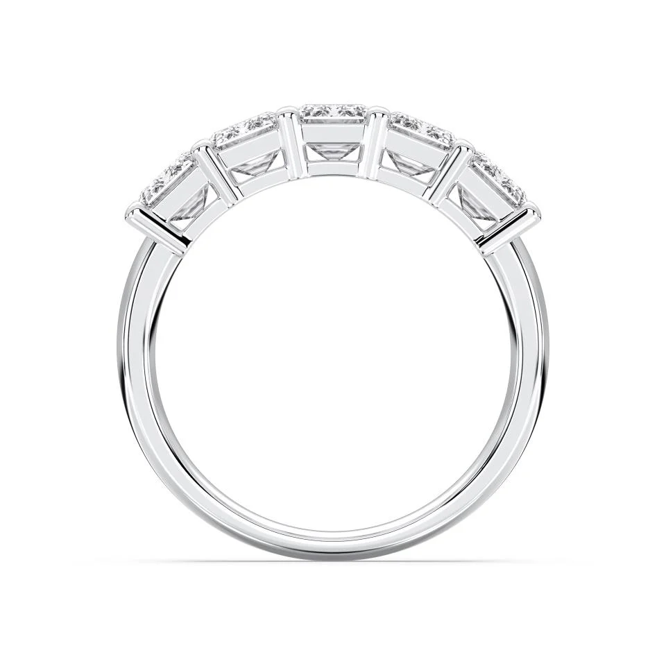 EMERALD CUT 5-STONE RING - Image 3