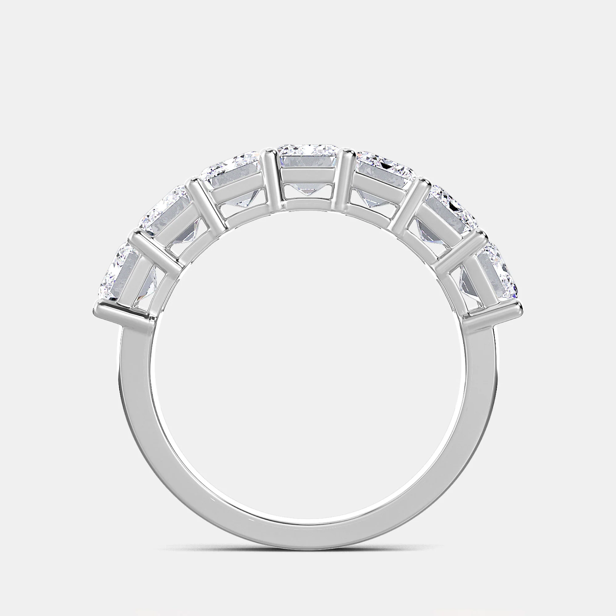 EMERALD CUT 7-STONE RING - Image 2