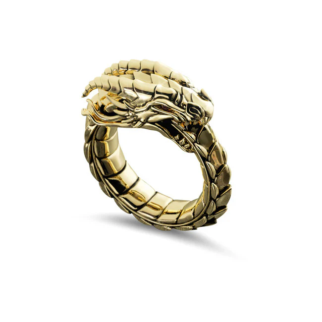 Dragon, Gold Ring with Rubies - Image 6