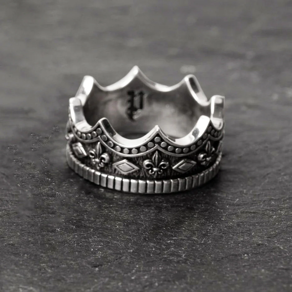 Majesty, Silver Crown Ring - Image 5