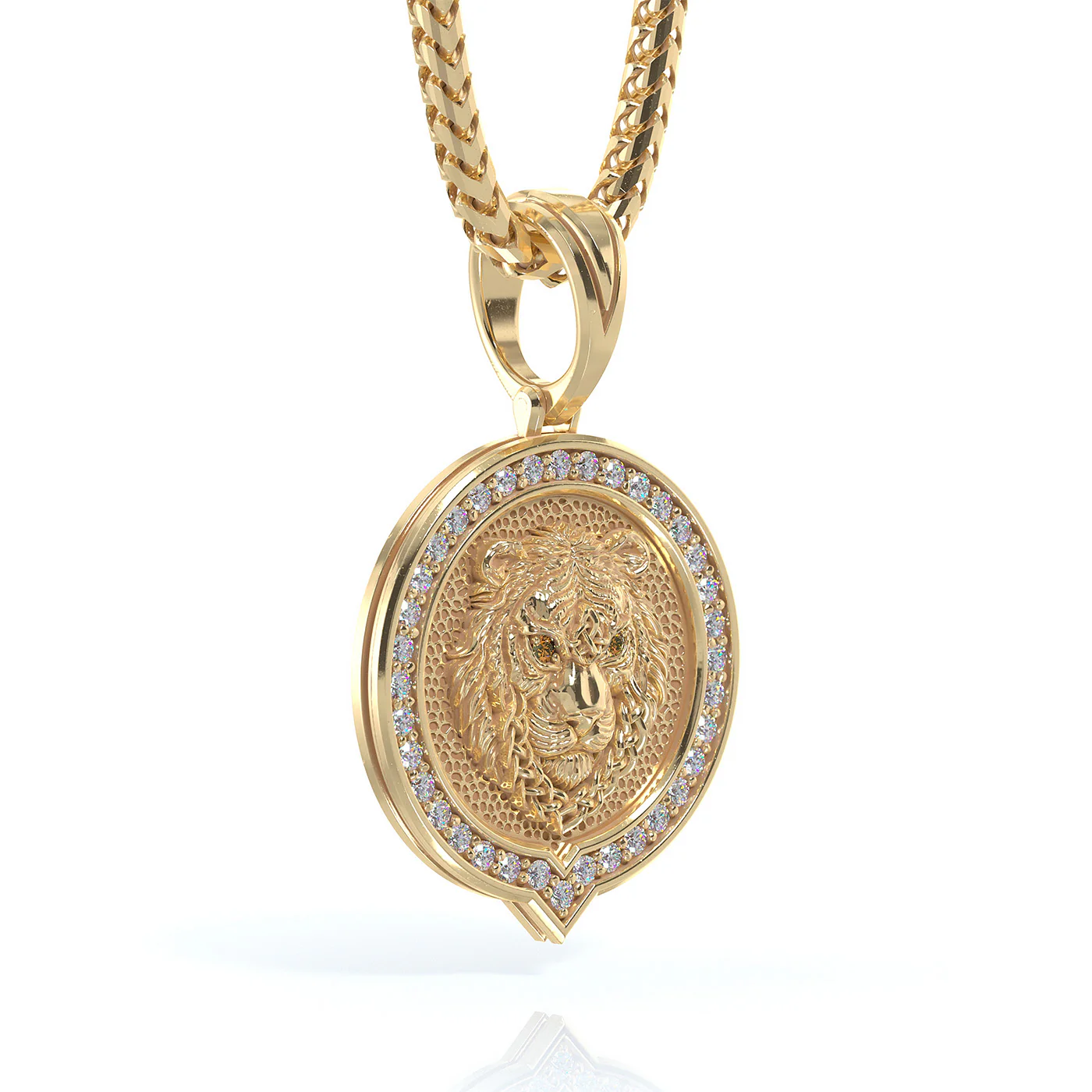 RAJAH, Gold Tiger Pendant - Image 4