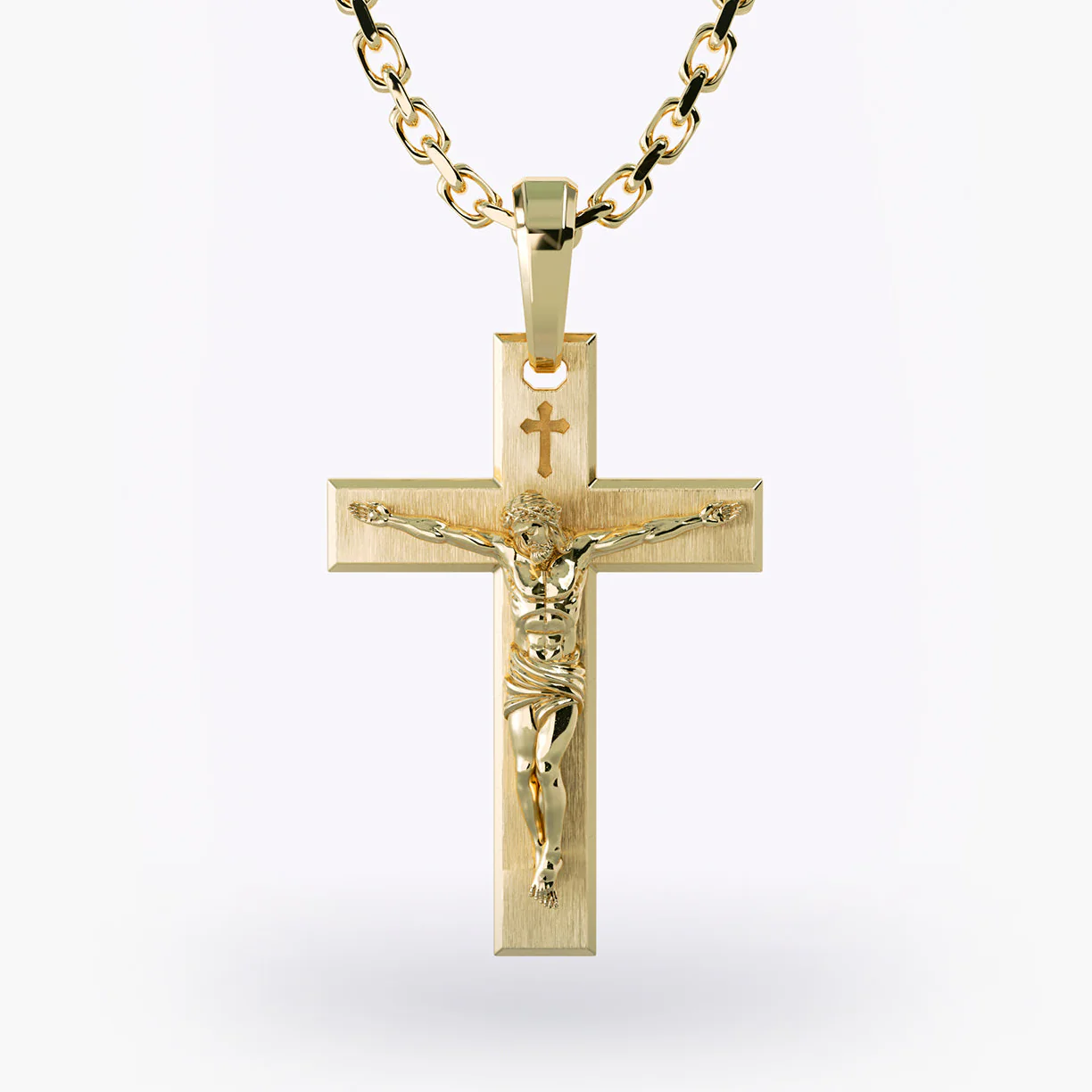 REDEMPTION, Gold Crucifix Pendant