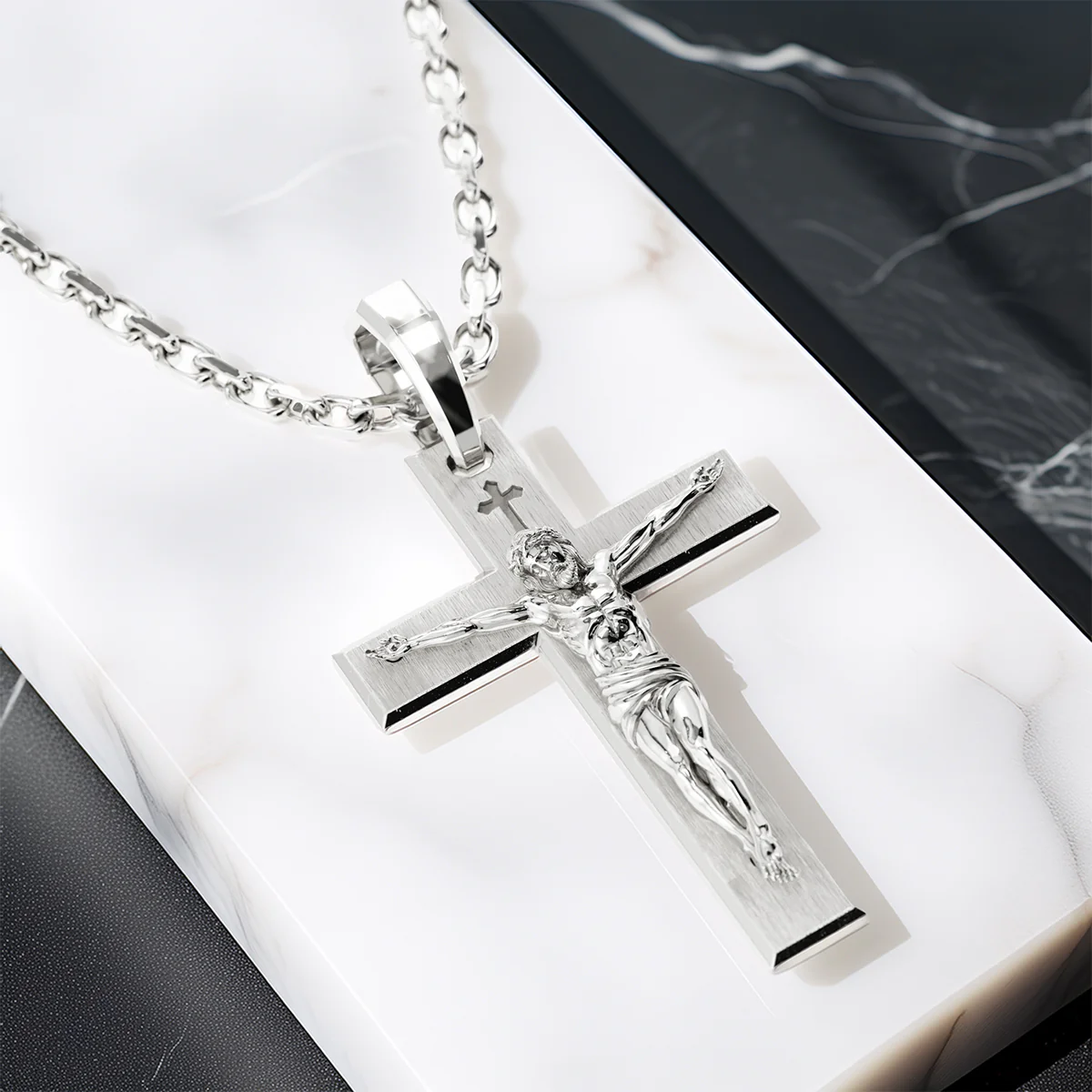 REDEMPTION, Platinum Crucifix Pendant - Image 2