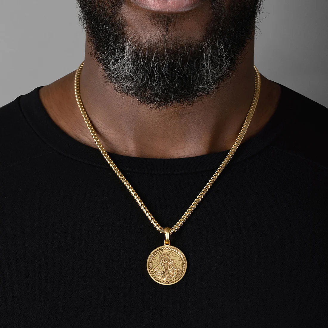Saint Christopher, Gold Pendant - Image 6