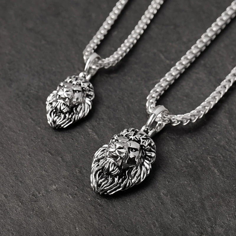 Reign, Silver Lion Head Pendant - Image 4