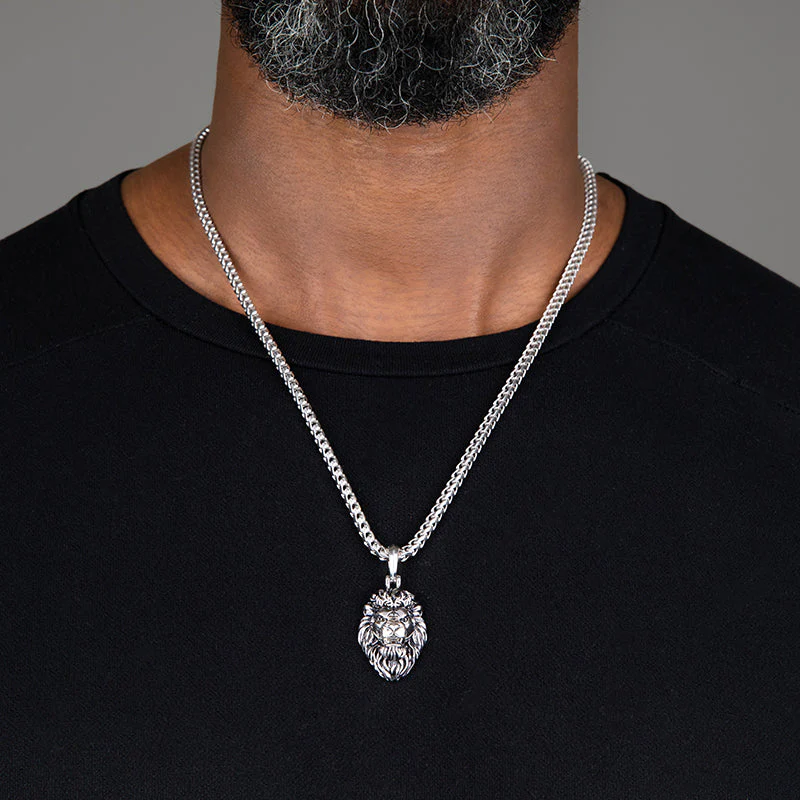 Reign, Silver Lion Head Pendant - Image 6