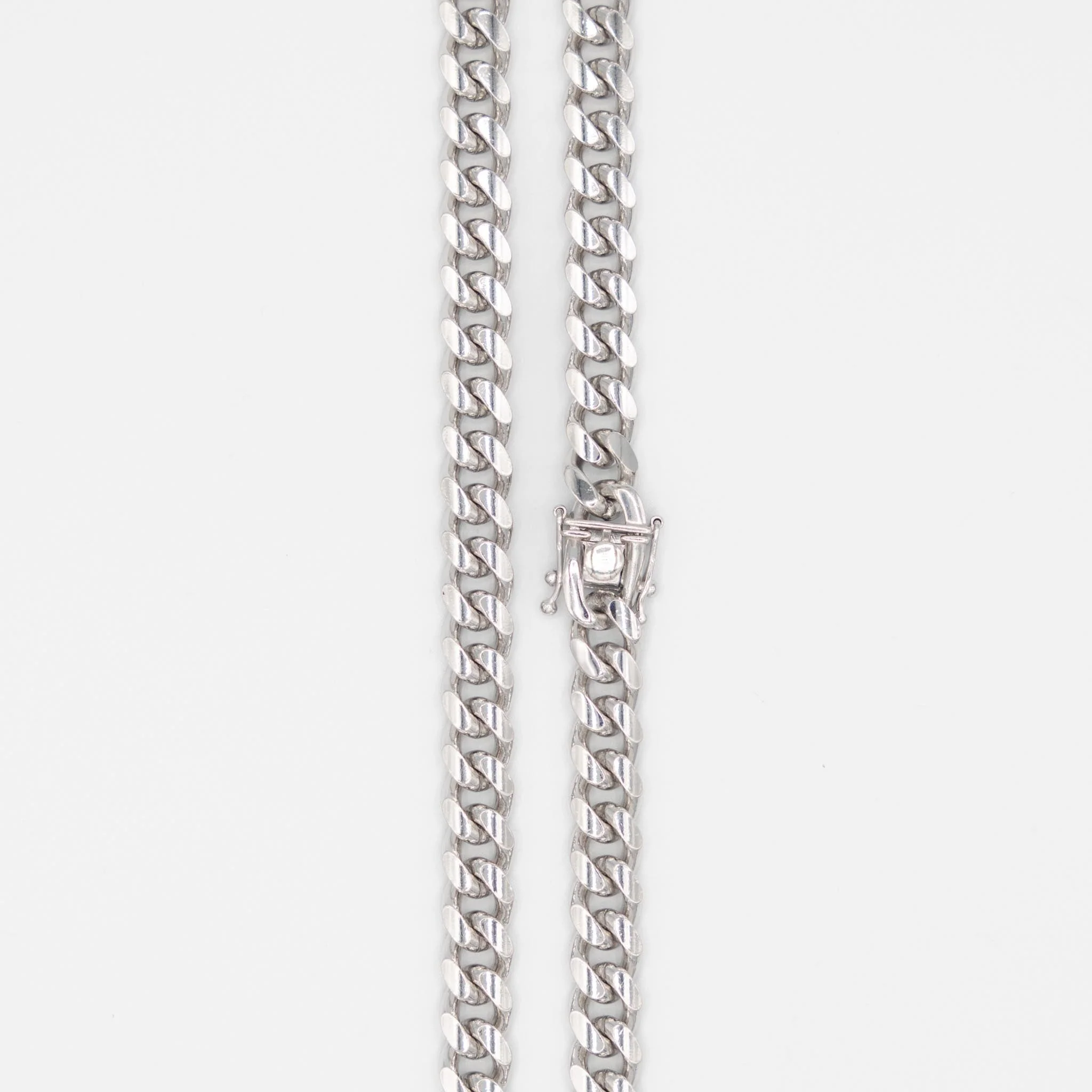 Silver Miami Cuban Chain 8mm - Image 4