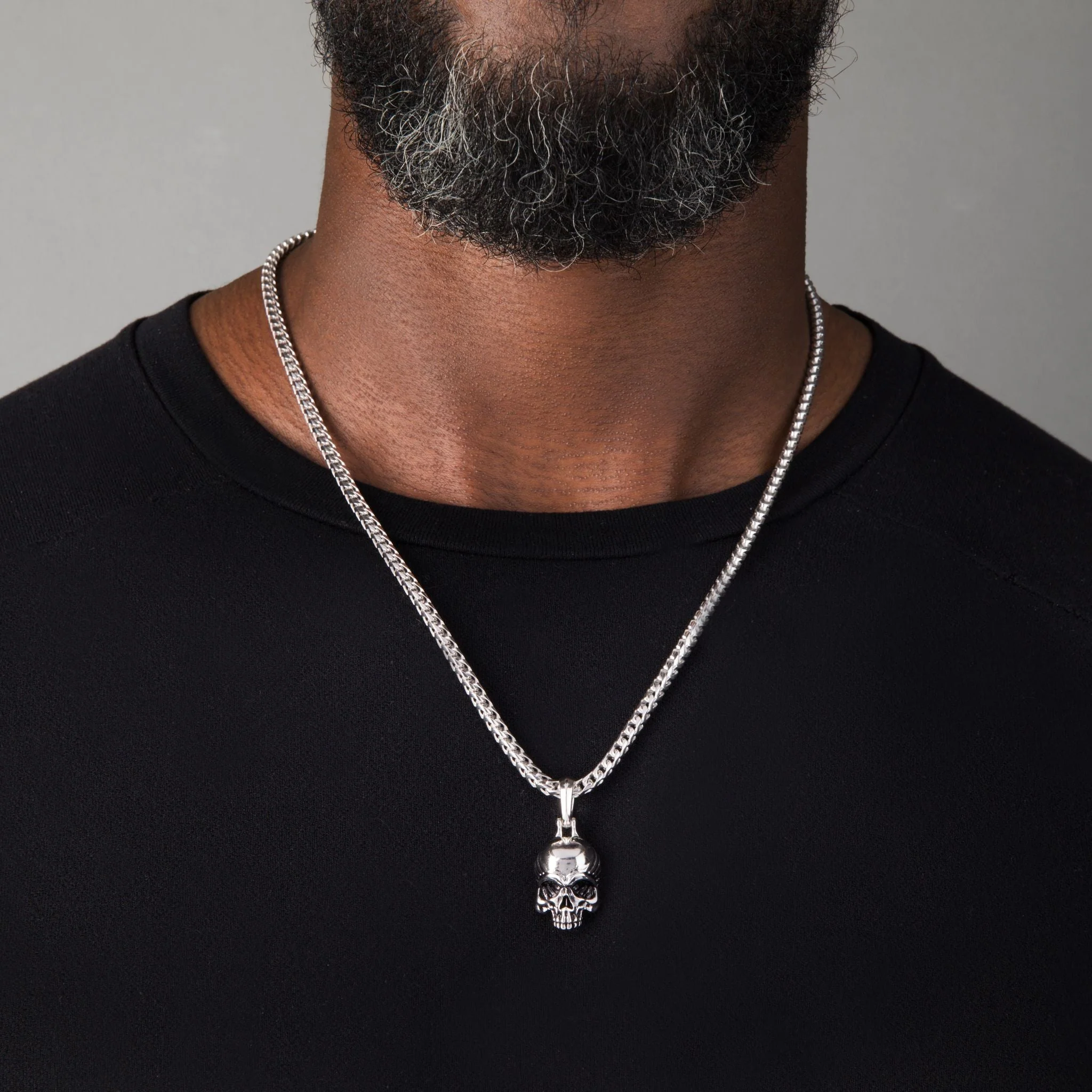 Vita, Silver Skull Pendant - Image 6
