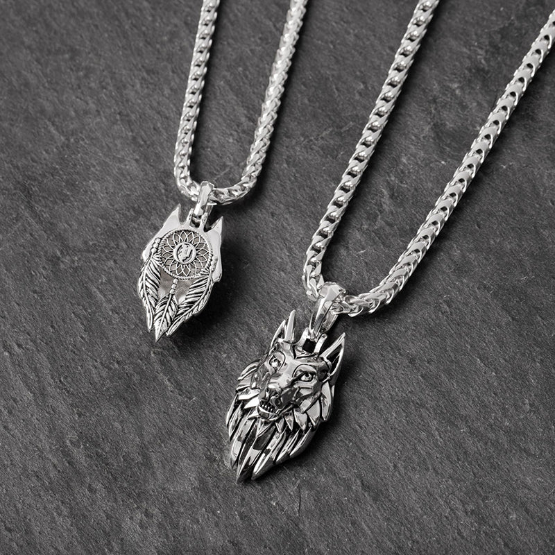 Alpha, Silver Wolf Pendant - Image 5